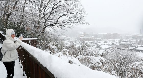 '전주 한옥마을 설경' 너무 이뻐요