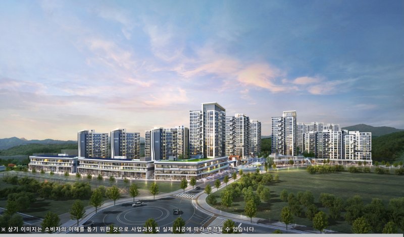 본문 이미지 - 세종시 합강동에 들어서는 양우내안에 아스펜 조감도. (양우건설 제공) / 뉴스1