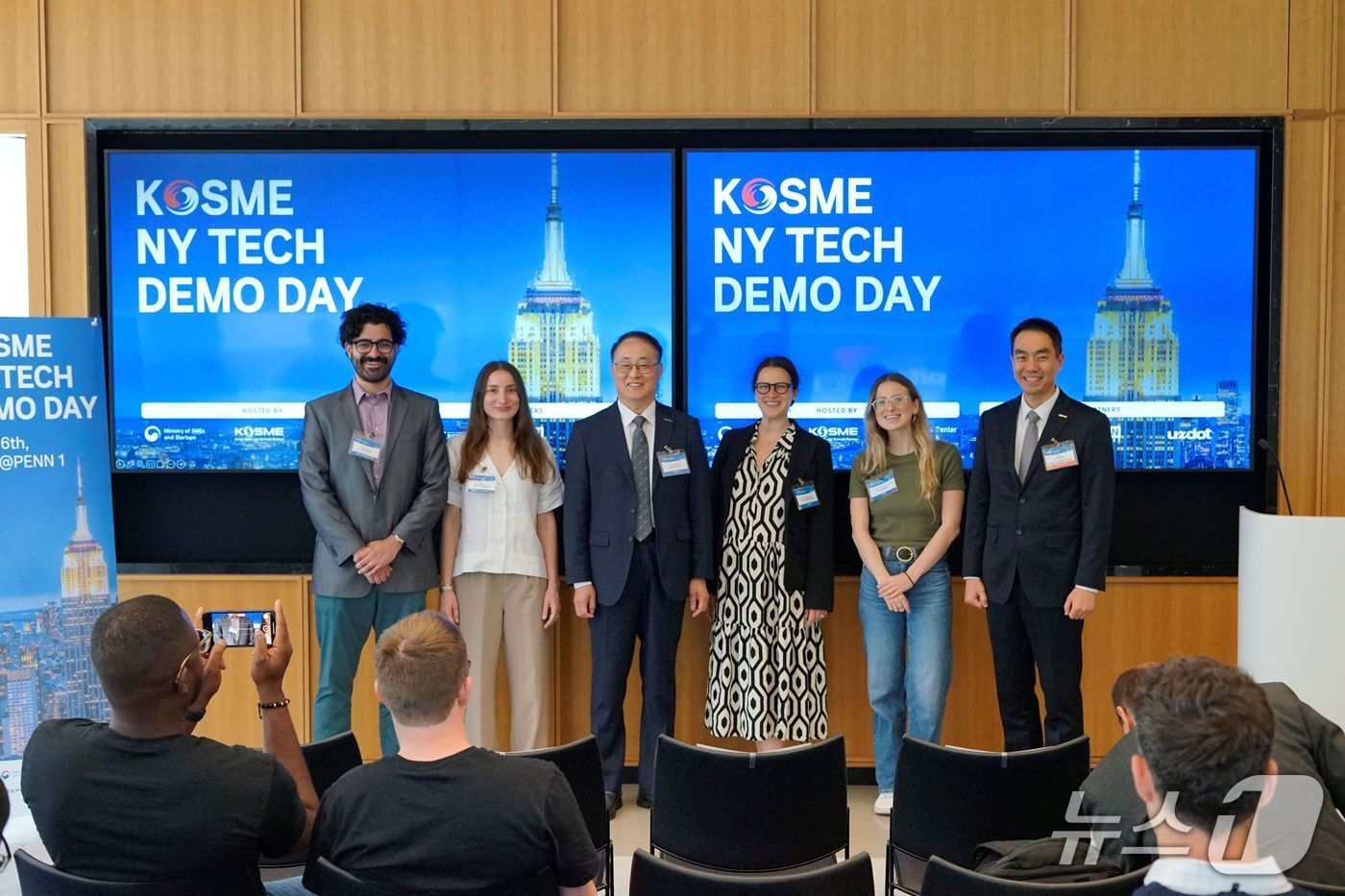 본문 이미지 - 2025년 6월 열린 &#39;KOSME NY TECH DEMO DAY&#39;&#40;뉴욕GBC 제공&#41;