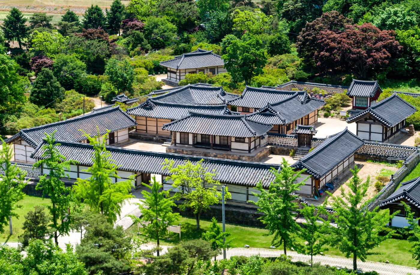 본문 이미지 - 계룡 사계고택 전경.(충남도 제공. 재판매 및 DB금지)/뉴스1