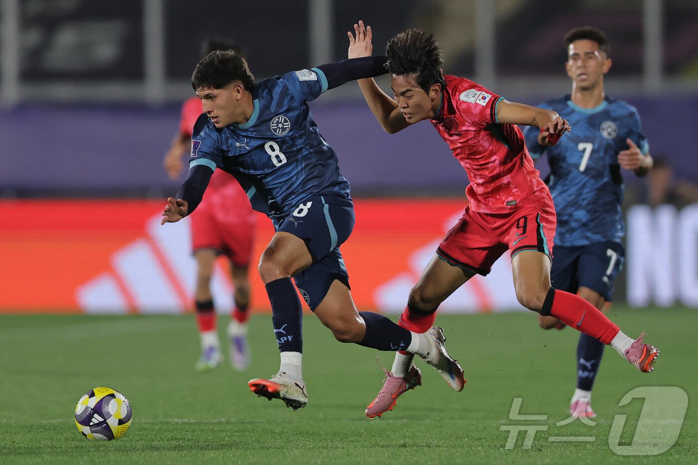 본문 이미지 - 한국 U20 대표팀이 파라과이와 비겼다.  ⓒ AFP=뉴스1
