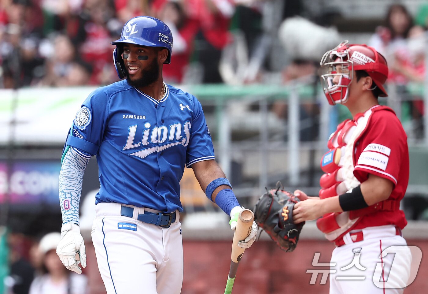 본문 이미지 - 삼성 라이온즈 외국인 선수 르윈 디아즈. 2025.10.11/뉴스1 ⓒ News1 김성진 기자