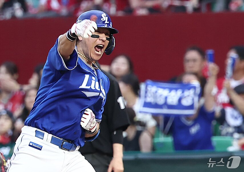 본문 이미지 - 삼성 라이온즈 강민호. ⓒ 뉴스1 김성진 기자