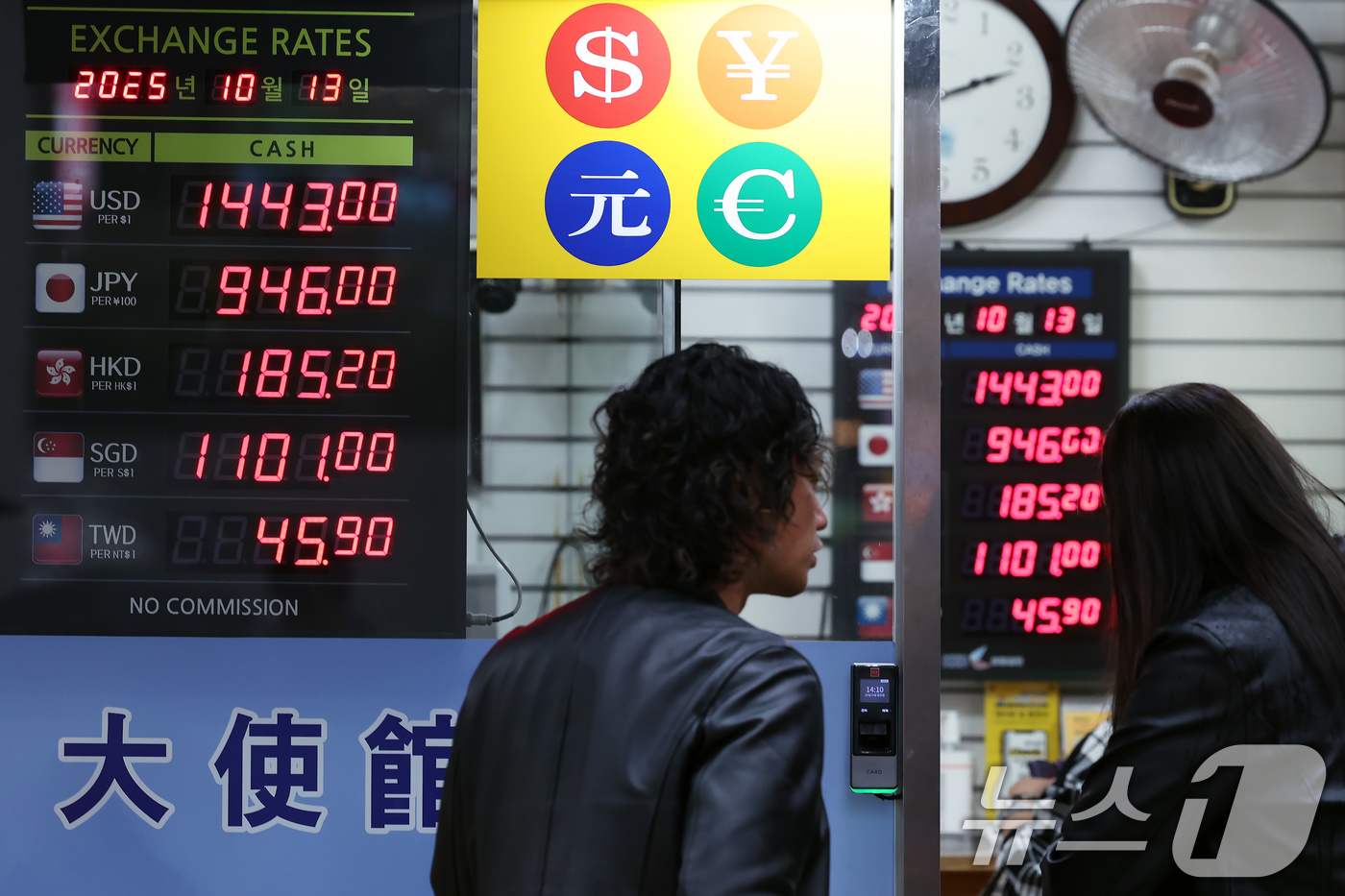 (서울=뉴스1) 박정호 기자 = 미중 무역 갈등 재점화에 따른 불확실성이 커지며 달러·원 환율이 장중 1430원대까지 상승하는 등 변동성 확대에 외환당국이 구두개입에 나선 13일 …