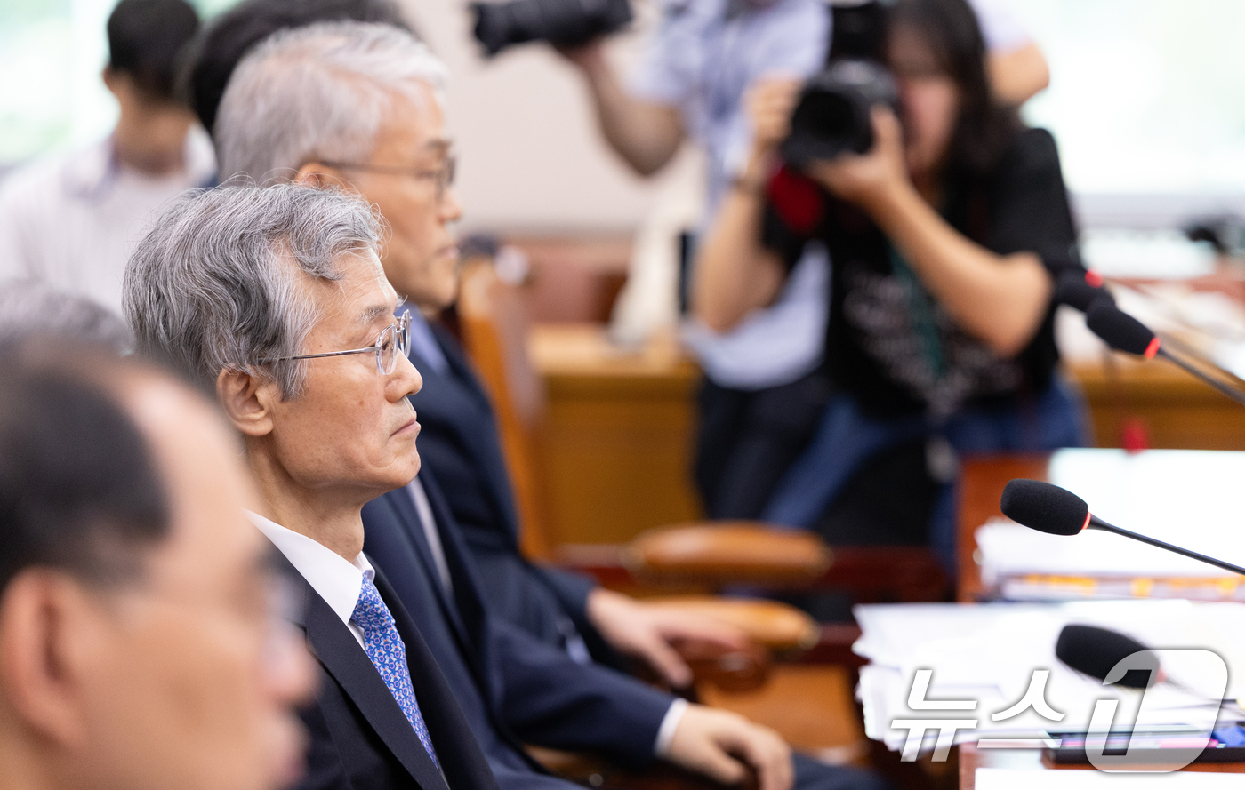 (서울=뉴스1) 이승배 기자 = 조희대 대법원장이 13일 서울 여의도 국회에서 열린 법제사법위원회의 대법원 등에 대한 국정감사에 출석해 있다. 2025.10.13/뉴스1