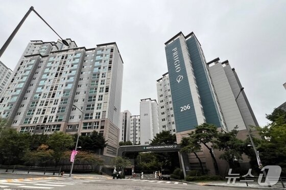 본문 이미지 -  서울 마포구 &#39;마포래미안푸르지오&#39;./뉴스1 ⓒ News1 신현우 기자 