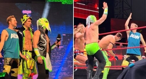 본문 이미지 - &#40;레슬러로 변신한 네드 풀머. 유튜브 갈무리&#41;