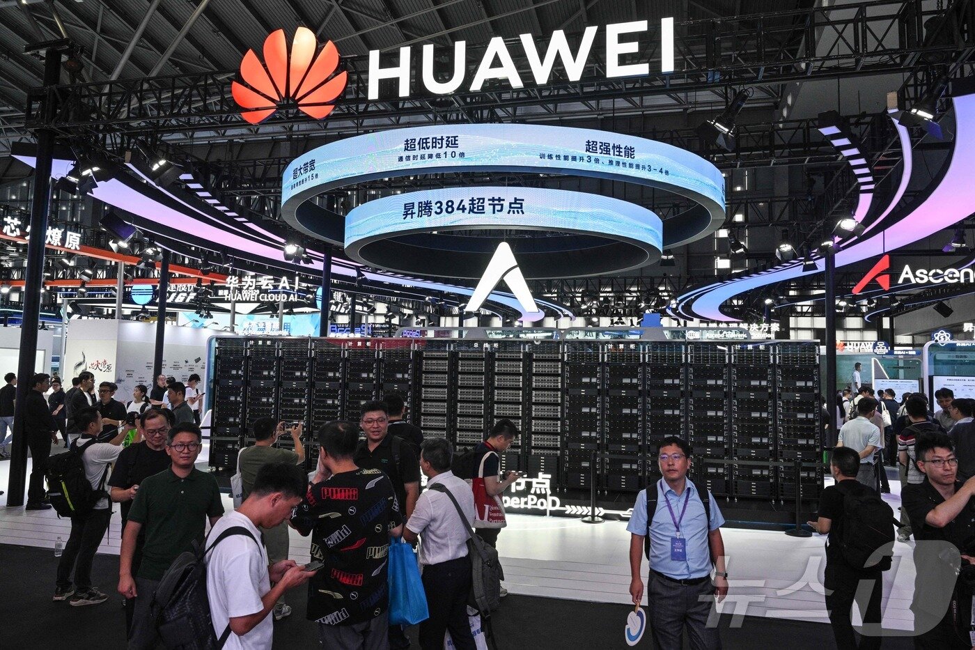 본문 이미지 - 화웨이 중국 기술·AI 콘퍼런스 ⓒ AFP=뉴스1