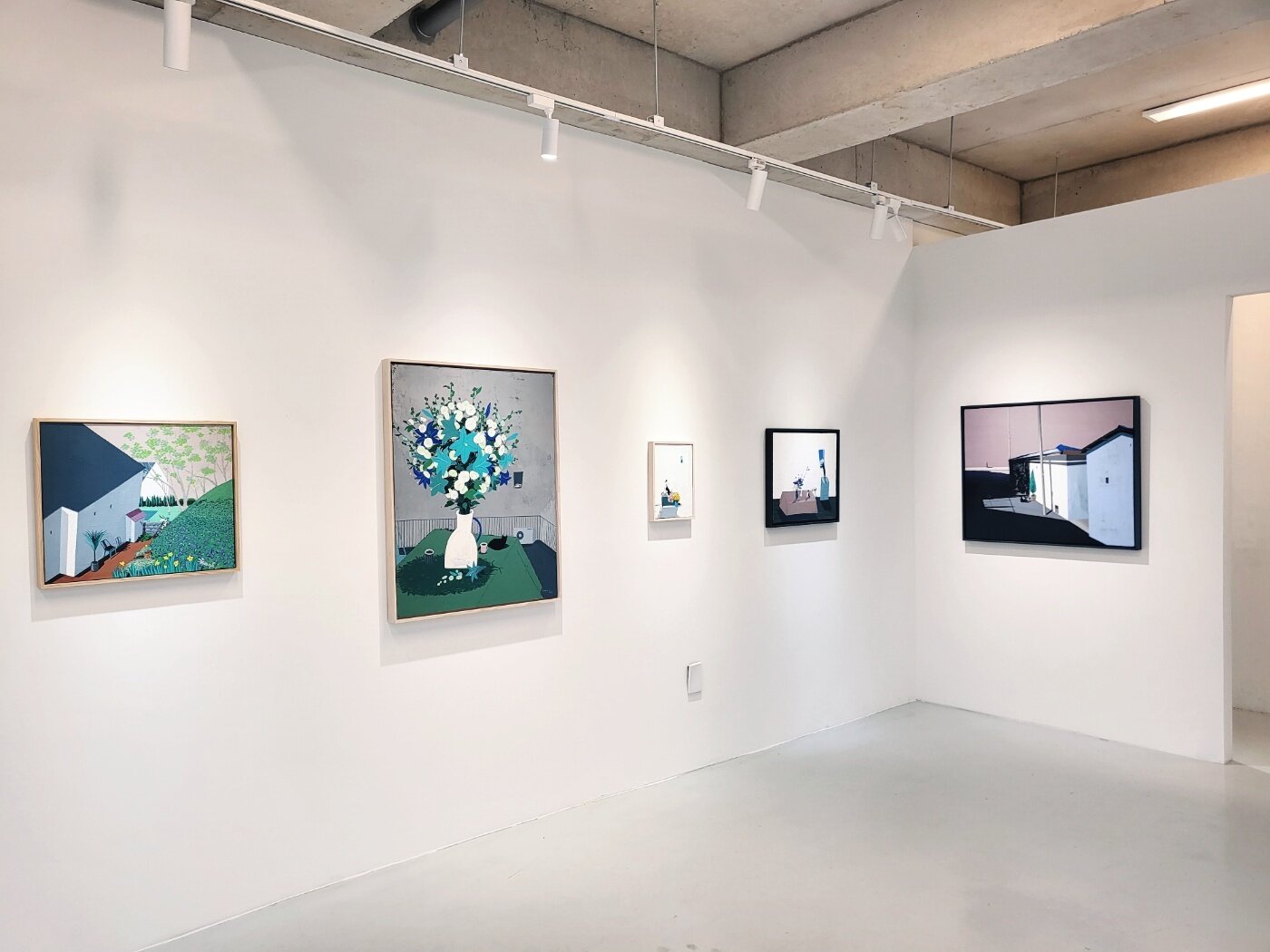 본문 이미지 - 양은숙 개인전 '소소한 풍경' 전시 전경 (하랑갤러리 제공)