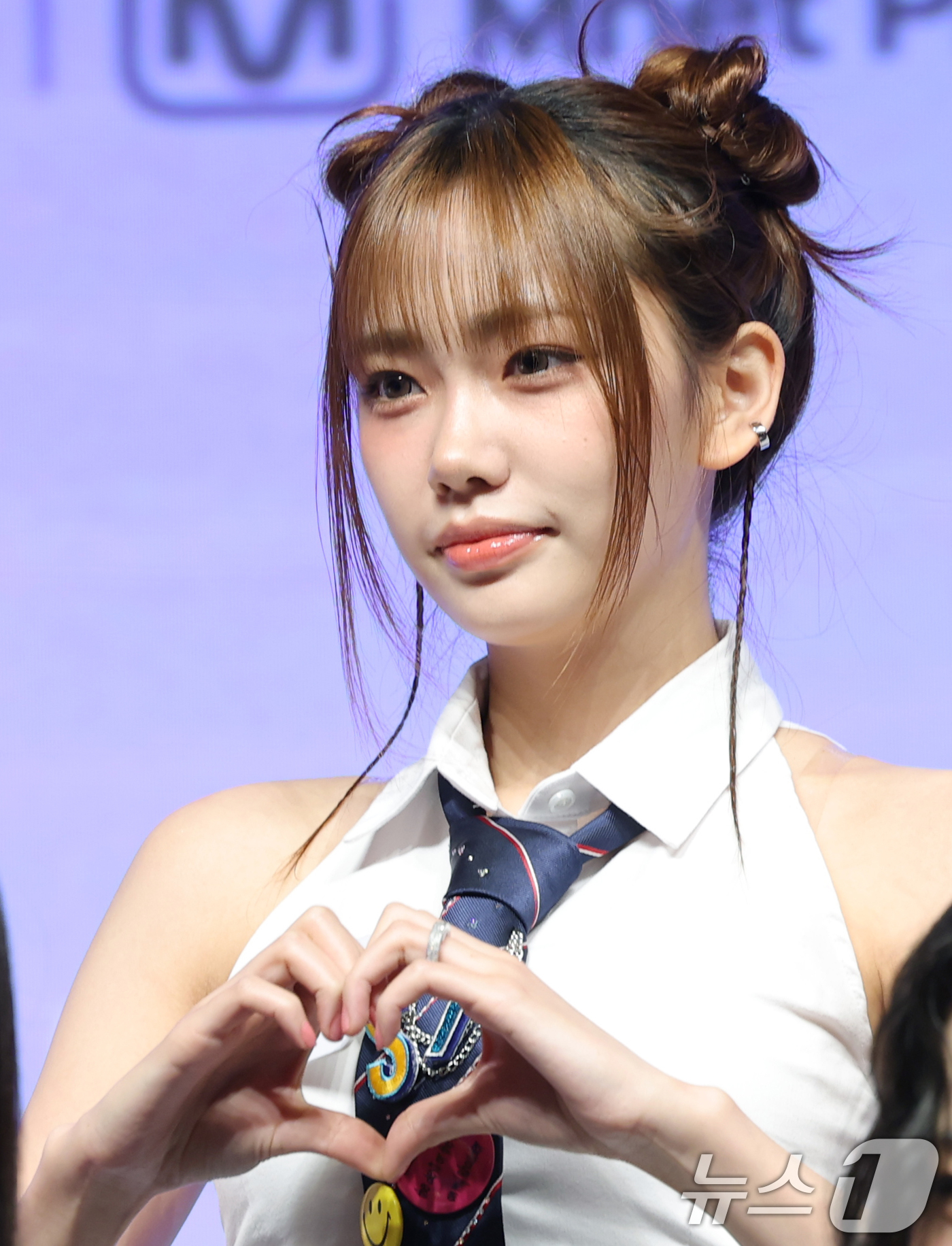 (서울=뉴스1) 권현진 기자 = 참가자 윤수인이 15일 오전 서울 강남구 엘리에나호텔에서 열린 Mnet '언프리티 랩스타 : 힙팝 프린세스'(이하 힙팝 프린세스) 제작발표회에 참석 …