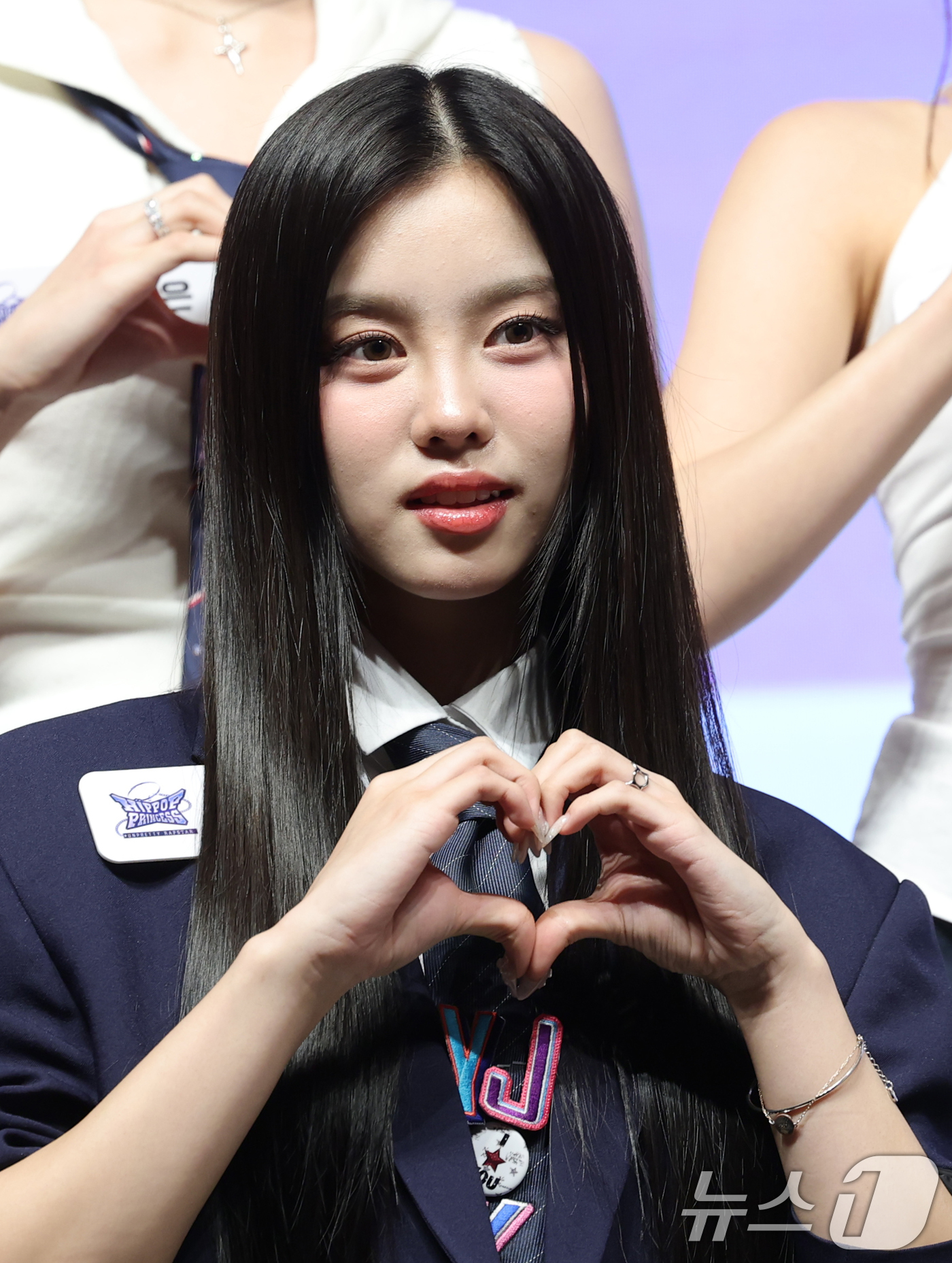 (서울=뉴스1) 권현진 기자 = 참가자 남유주가 15일 오전 서울 강남구 엘리에나호텔에서 열린 Mnet '언프리티 랩스타 : 힙팝 프린세스'(이하 힙팝 프린세스) 제작발표회에 참석 …