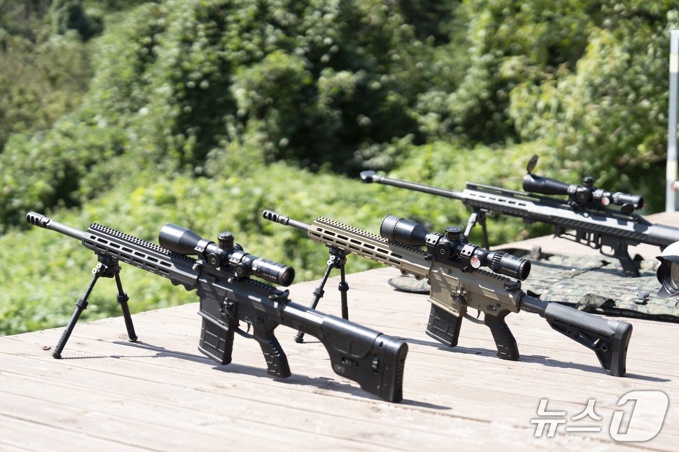 SNT Motive&#39;s STSR23 Semi-Automatic Sniper Rifle / Provided by SNT Group