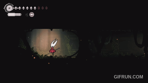 본문 이미지 - 일반 점프로는 갈 수 없지만 이단 점프를 얻으면 천장에 뚫린 공간을 탐색할 수 있다.&#40;게임 녹화 갈무리&#41;/뉴스1 ⓒ News1 윤주영 기자