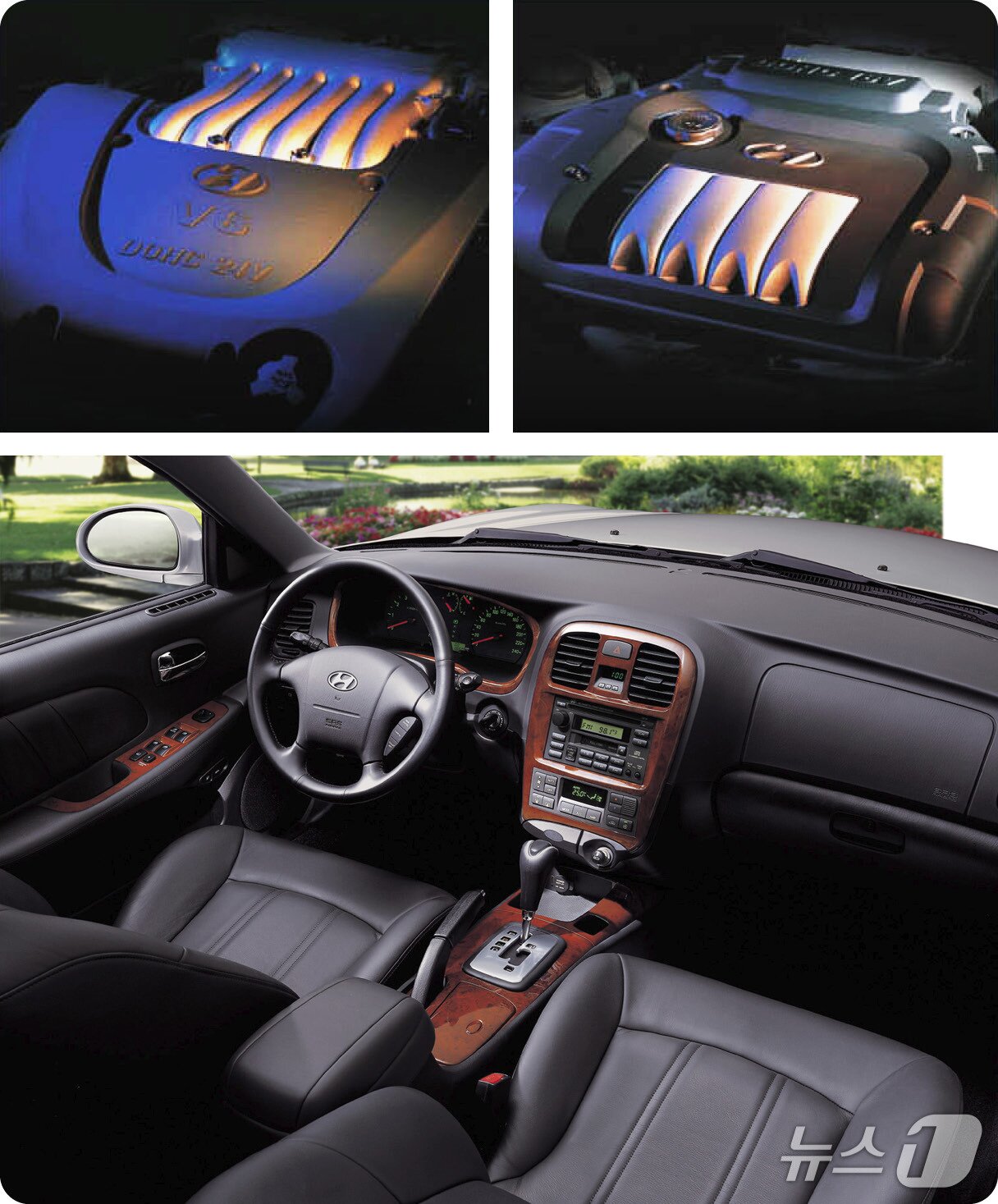 본문 이미지 -  4세대 쏘나타 실내.&#40;현대차 제공&#41;