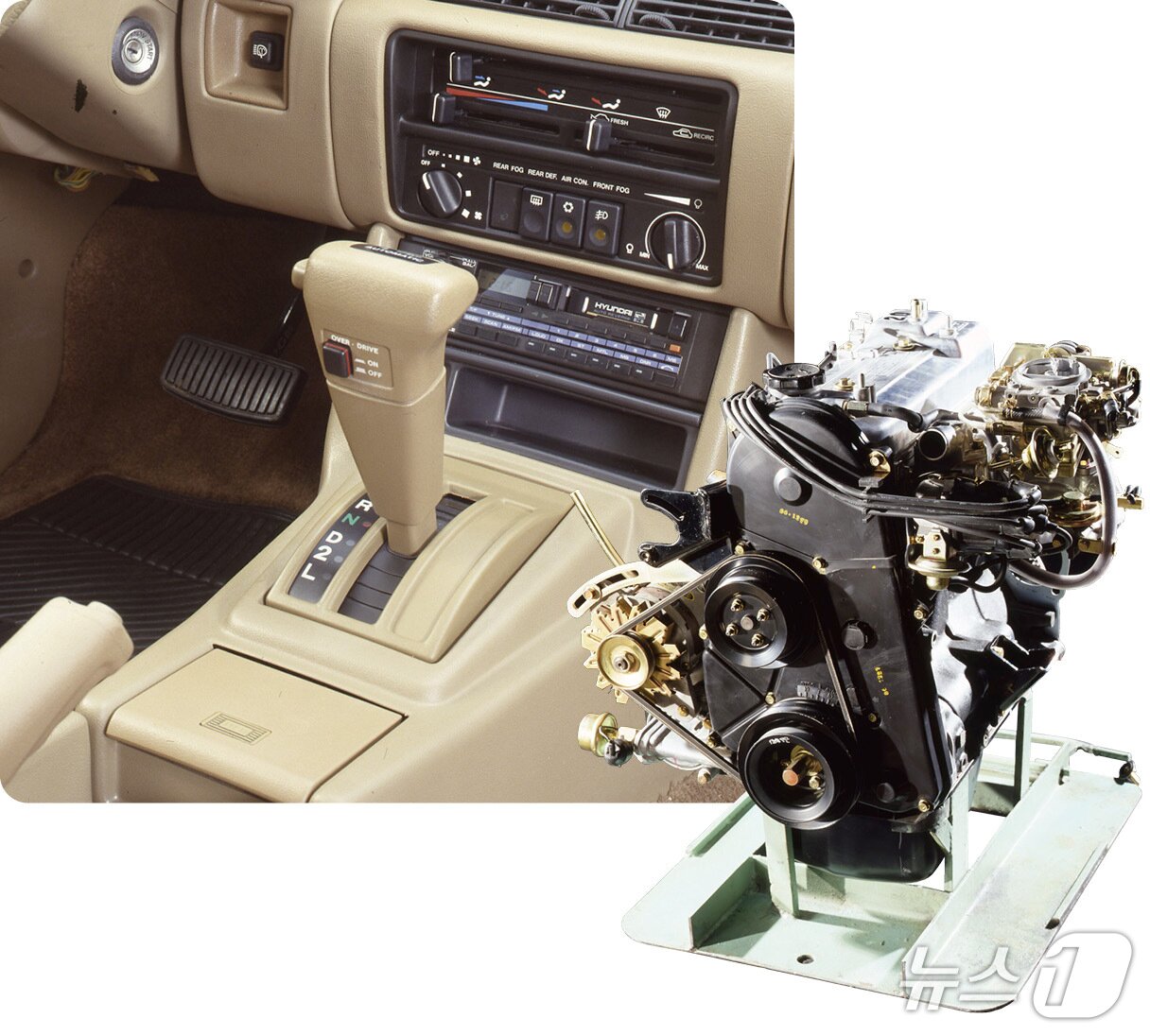 본문 이미지 -  1세대 쏘나타.&#40;현대차 제공&#41;