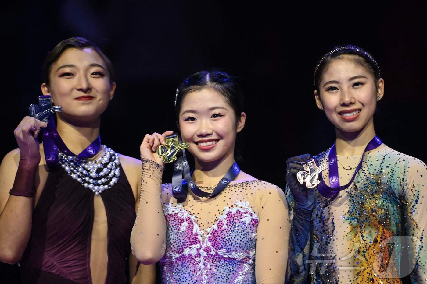 본문 이미지 - 왼쪽부터 사카모토 가오리, 나카이 아미, 스미요시 리온. ⓒ AFP=뉴스1