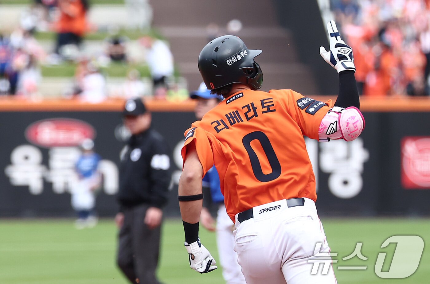 본문 이미지 - 한화 이글스 외국인 타자 루이스 리베라토. 2025.10.19/뉴스1 ⓒ News1 김성진 기자