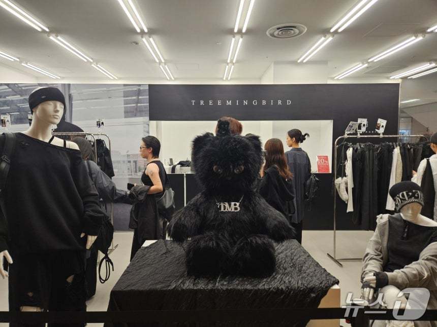 본문 이미지 - 트리밍버드 일본 시부야 팝업 모습.ⓒ 뉴스1/김진희 기자.