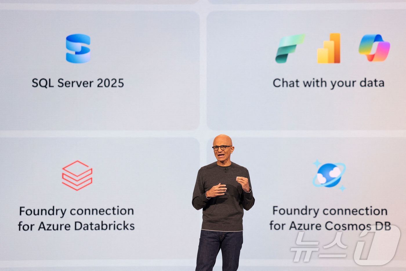 본문 이미지 - 사티아 나델라 마이크로소프트 CEO ⓒ AFP=뉴스1