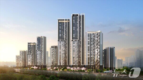 본문 이미지 -  &#39;아크로드 서초&#39; 예상 조감도 &#40;DL이앤씨 제공&#41; 뉴스1 ⓒ News1