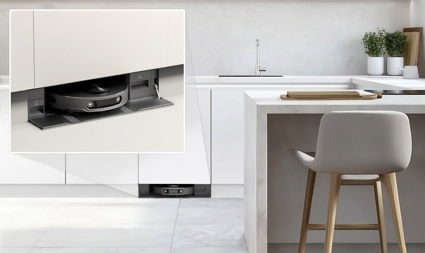 본문 이미지 - LG전자가 하반기 출시할 로봇청소기 신제품 &#39;히든 스테이션&#39; 모델&#40;LG전자 제공&#41;. ⓒ 뉴스1