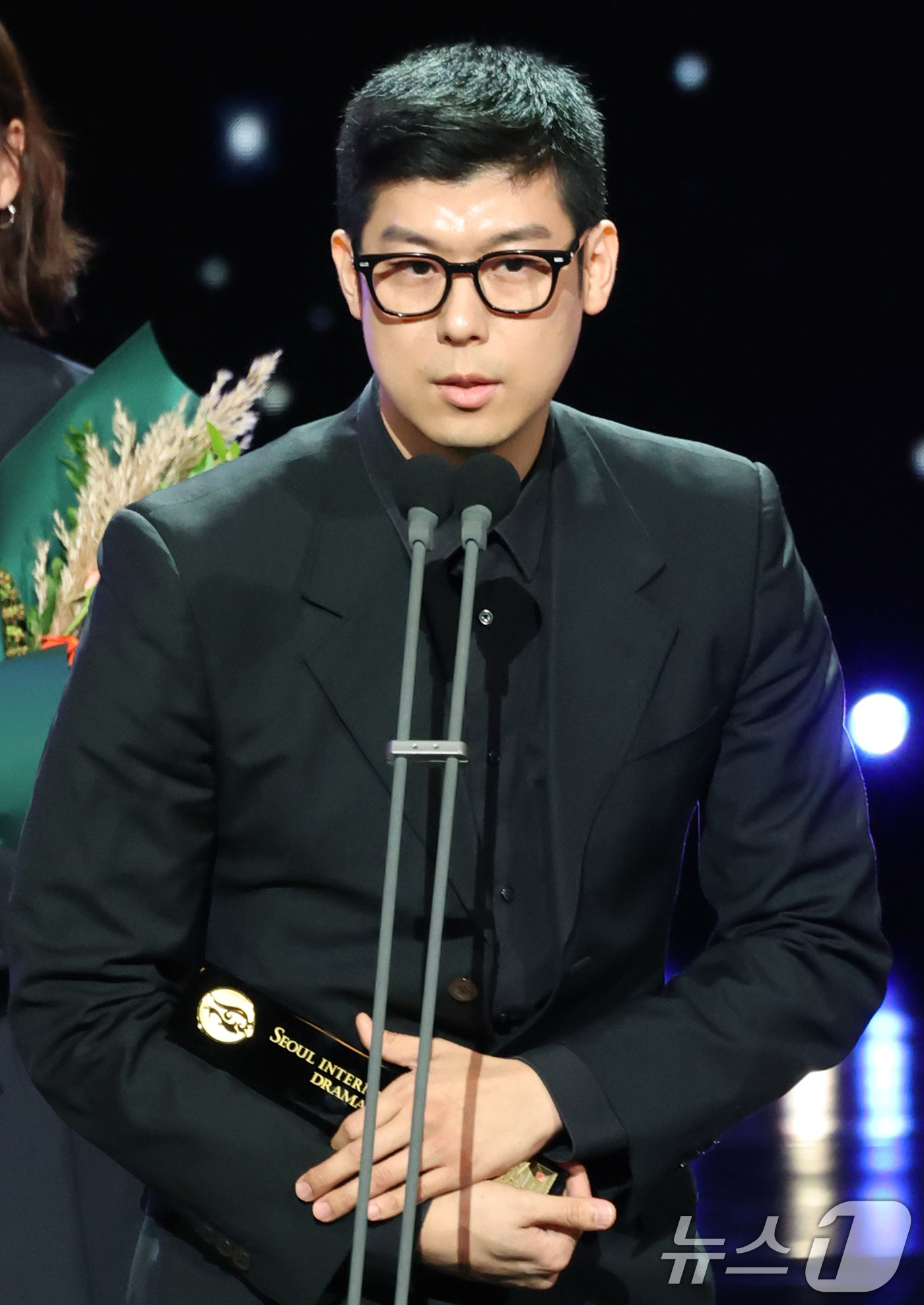 (서울=뉴스1) 권현진 기자 = 박상현 팬엔터테인먼트 대표가 2일 오후 서울 여의도 KBS 홀에서 열린 제20회 서울드라마어워즈에 참석해 '폭싹 속았수다'로 K-드라마 부문 작품상 …