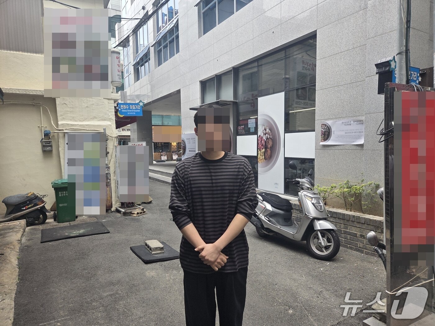 본문 이미지 - 21일 오후 부산 부산진구 부전동 A 오피스텔 인근에서 만난 김 씨. 2025.10.21/뉴스1 ⓒ News1 김태형 기자