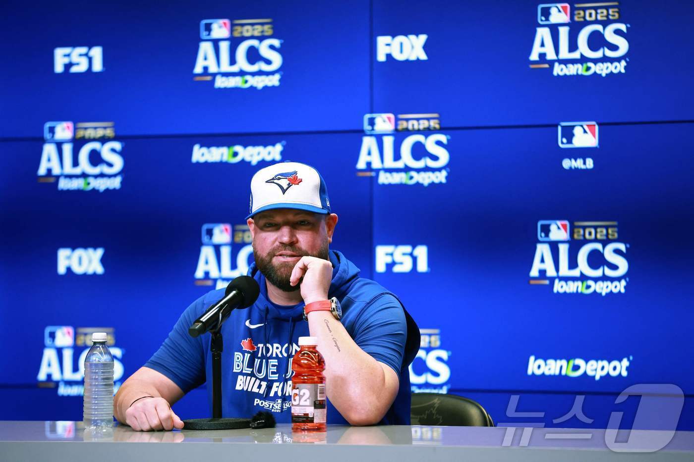 본문 이미지 - 존 슈나이더 토론토 블루제이스 감독. ⓒ AFP=뉴스1