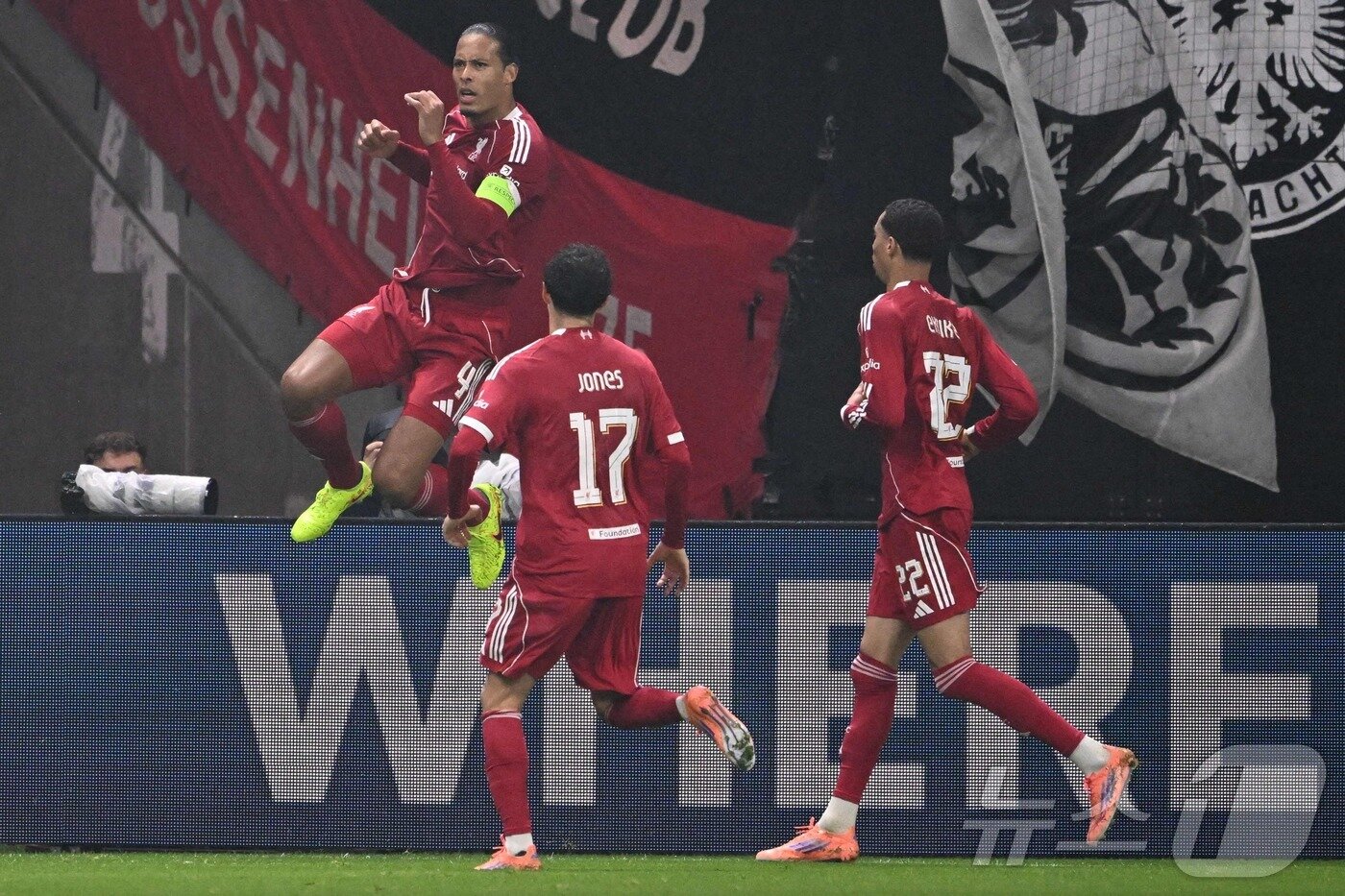 본문 이미지 - 리버풀은 23일&#40;한국시간&#41; 열린 2025-26 UEFA 챔피언스리그 프랑크푸르트전에서 5-1 대승을 거뒀다. ⓒ AFP=뉴스1