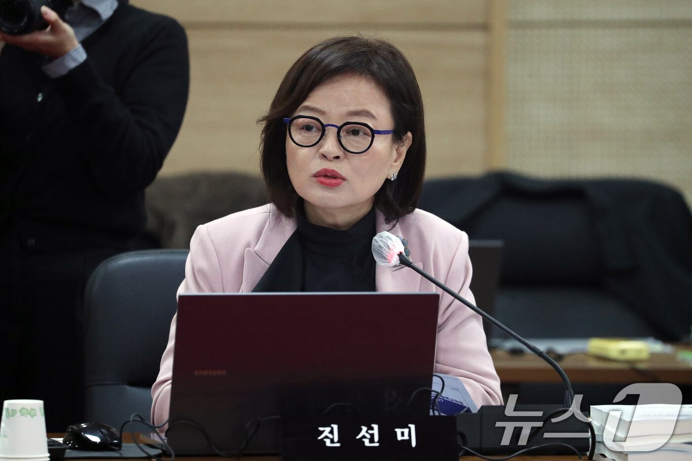 본문 이미지 - 진선미 더불어민주당 의원. 2025.10.23 ⓒ 뉴스1 김용빈 기자