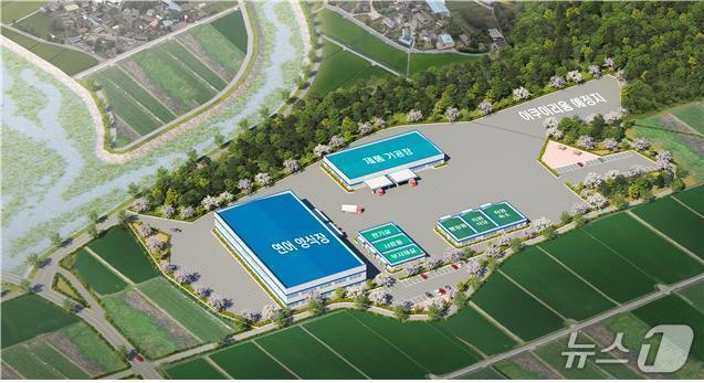 본문 이미지 - 충북 보은군 송어·연어류 내수면 양식 산업화센터 조감도&#40;해양수산부 제공&#41;