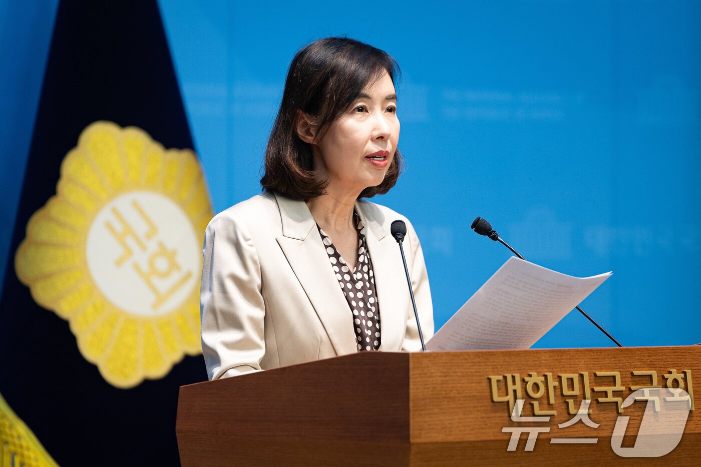 본문 이미지 - 박경미 더불어민주당 대변인. 2025.10.24 ⓒ 뉴스1 유승관 기자