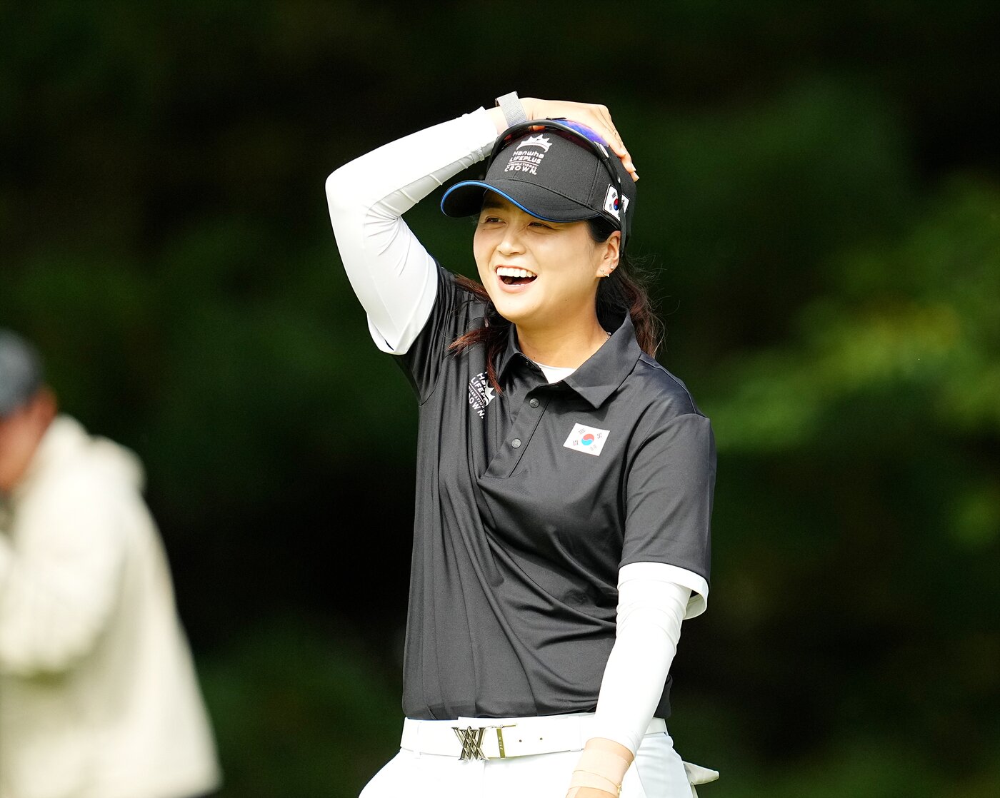 본문 이미지 - 한화 라이프플러스 인터내셔널 크라운에 출전한 최혜진이 버디를 놓치고 아쉬워하고 있다. &#40;LPGA 제공&#41;