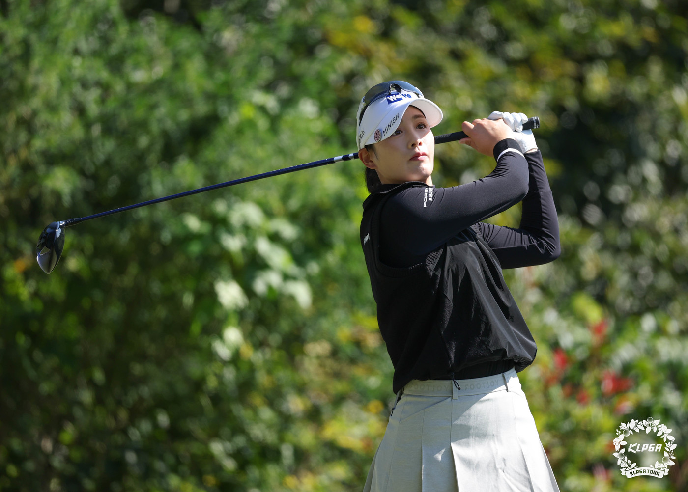 (서울=뉴스1) = 박결이 24일 전남 나주 해피니스CC에서 열린 광남일보 해피니스오픈 1라운드 2번 홀에서 티샷을 하고 있다. (KLPGA 제공. 재판매 및 DB 금지) 2025 …