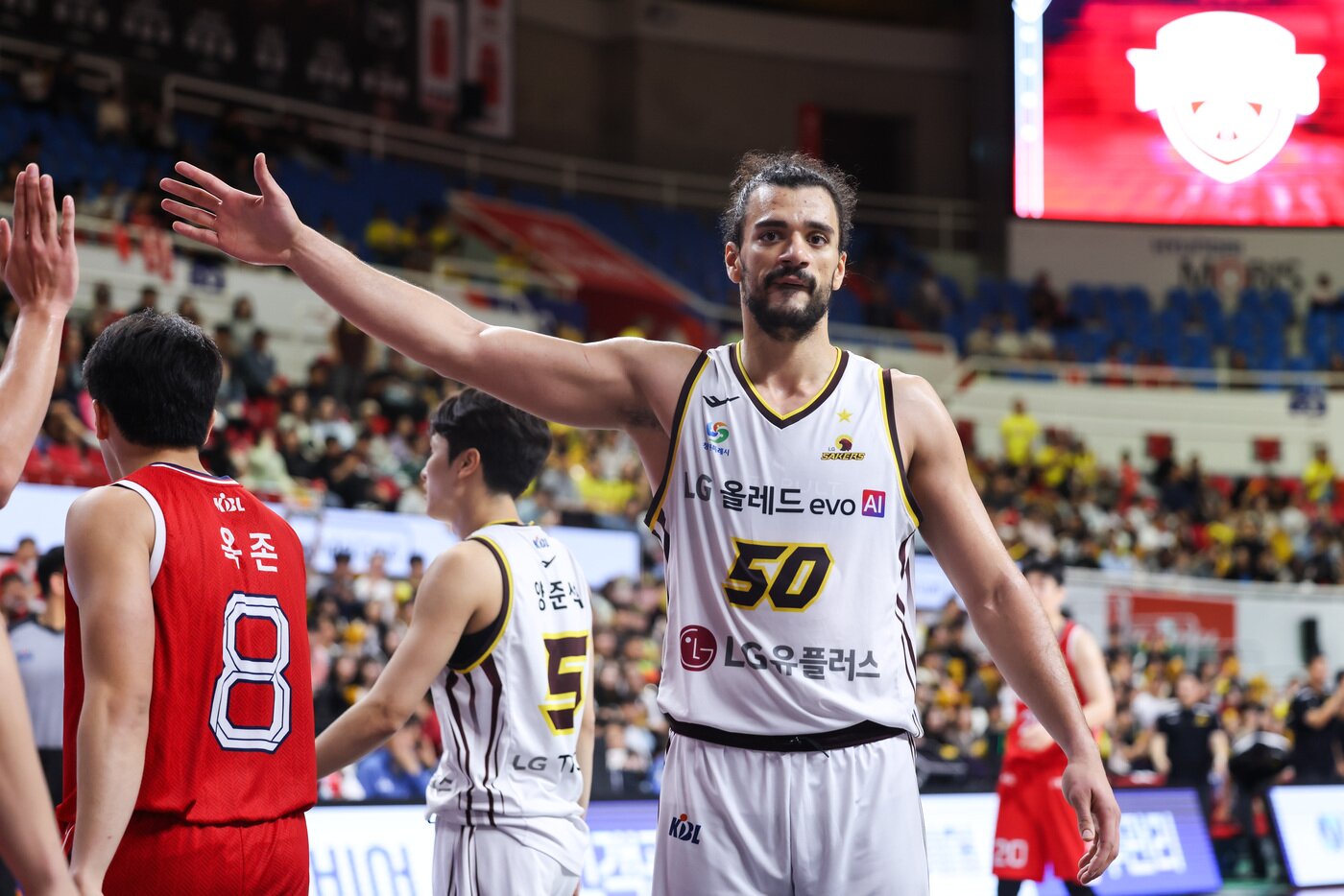 본문 이미지 - 창원 LG 외국인 선수 아셈 마레이. &#40;KBL 제공&#41;