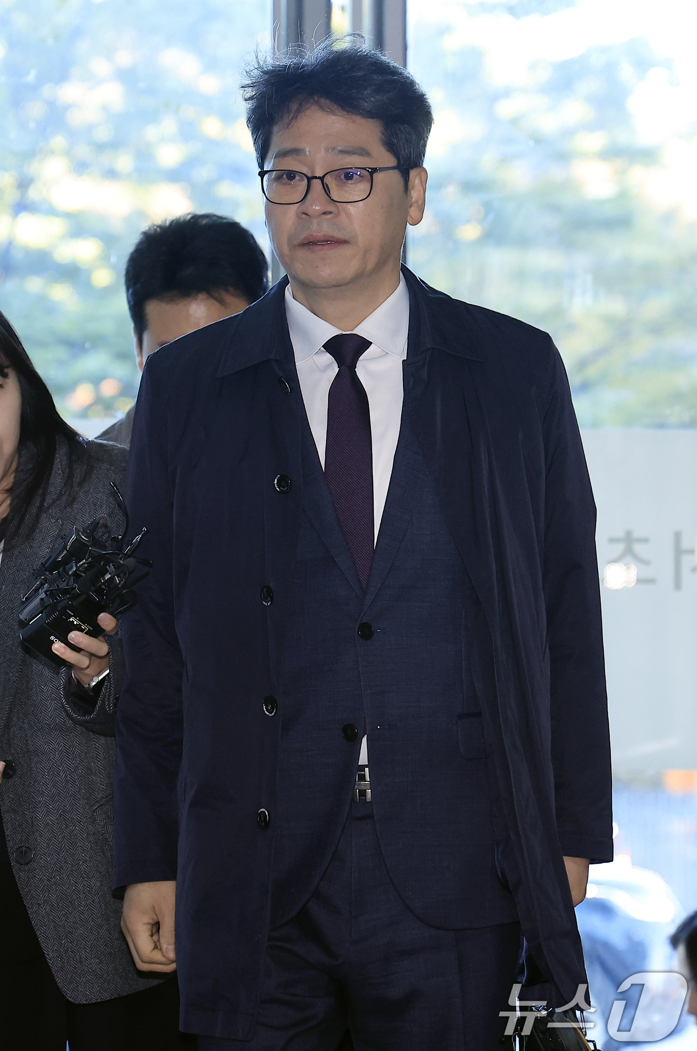 (서울=뉴스1) 박정호 기자 = 박석일 전 고위공직자범죄수사처 수사3부장이 27일 오전 서울시 서초구 서초중앙로 해병대원 순직 사건 관련 의혹을 수사하는 순직해병특검팀(특별검사 이 …