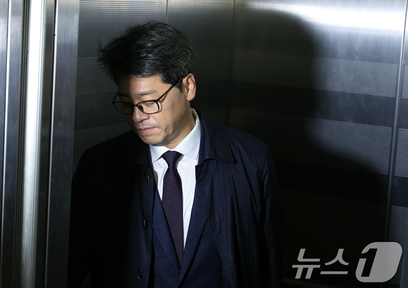 (서울=뉴스1) 박정호 기자 = 박석일 전 고위공직자범죄수사처 수사3부장이 27일 오전 서울시 서초구 서초중앙로 해병대원 순직 사건 관련 의혹을 수사하는 순직해병특검팀(특별검사 이 …