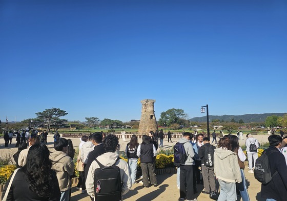 첨성대, 경주 APEC으로 외국인 관광객 북새통