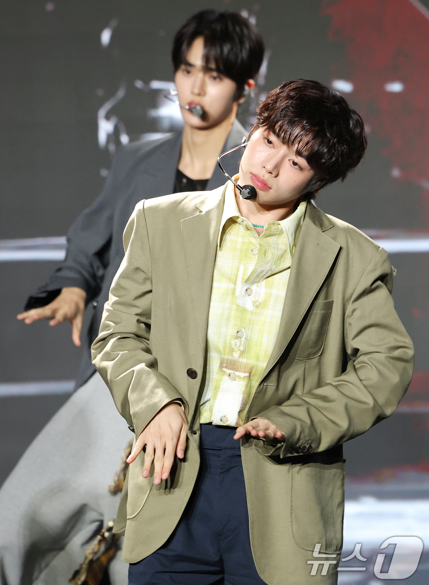 (서울=뉴스1) 권현진 기자 = 그룹 템페스트(TEMPEST) 한빈이 27일 서울 강남구 일지아트홀에서 가진 일곱 번째 미니 앨범  'As I am(애즈 아이 엠)' 발매 쇼케이스 …