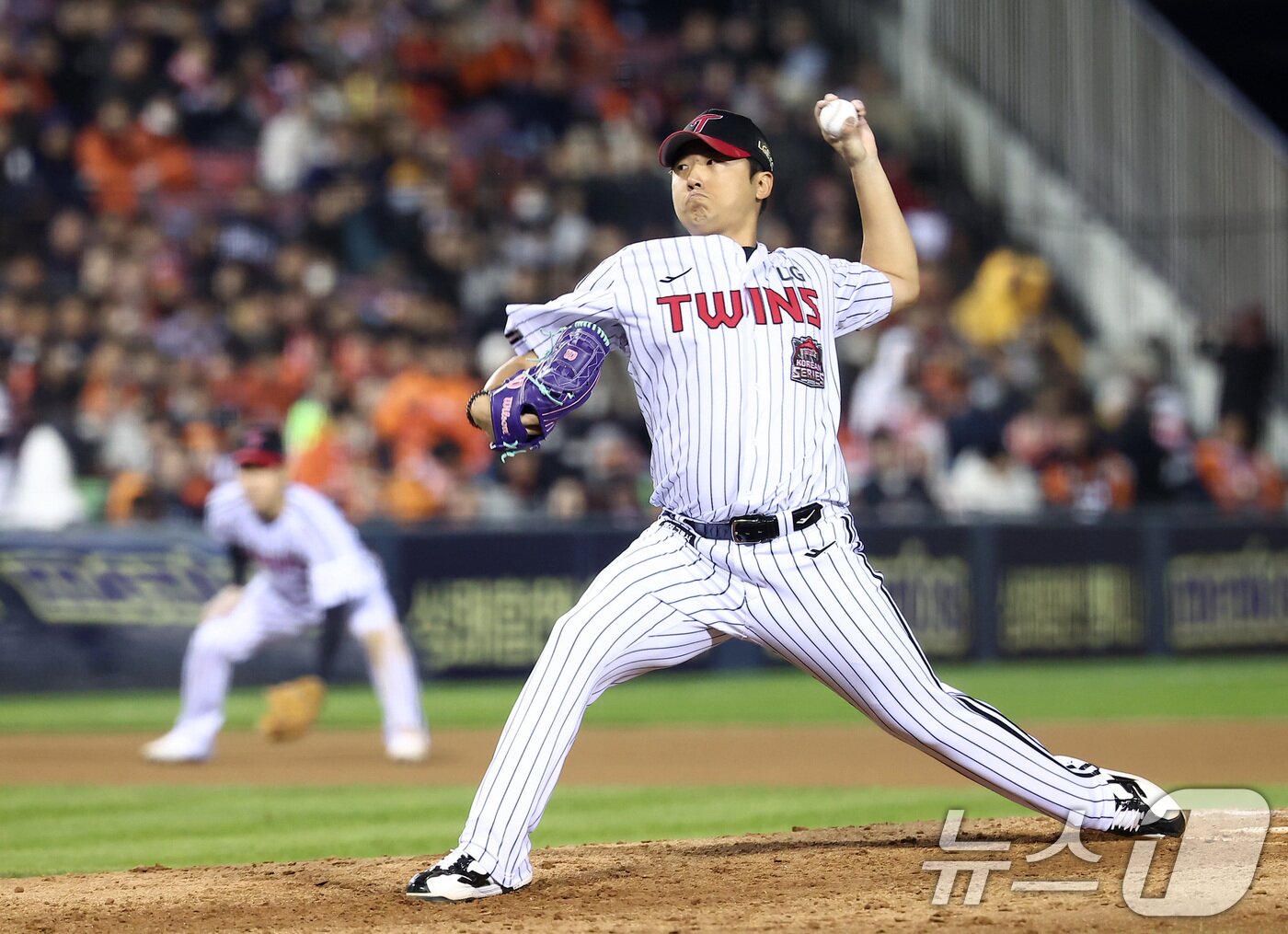 본문 이미지 - LG 트윈스 투수 송승기. 2025.10.27/뉴스1 ⓒ News1 김성진 기자