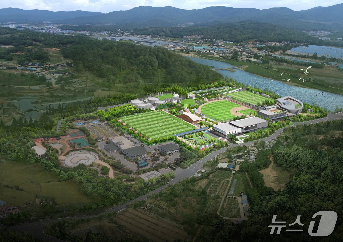 본문 이미지 - 용인 에코타운 조감도.&#40;용인시 제공&#41;