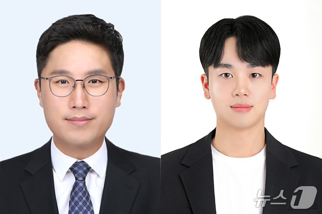 본문 이미지 - 좌측부터 UNIST 김귀용 교수, 최성민 연구원(제1저자)(UNIST제공. 재판매 및 DB금지)/뉴스1