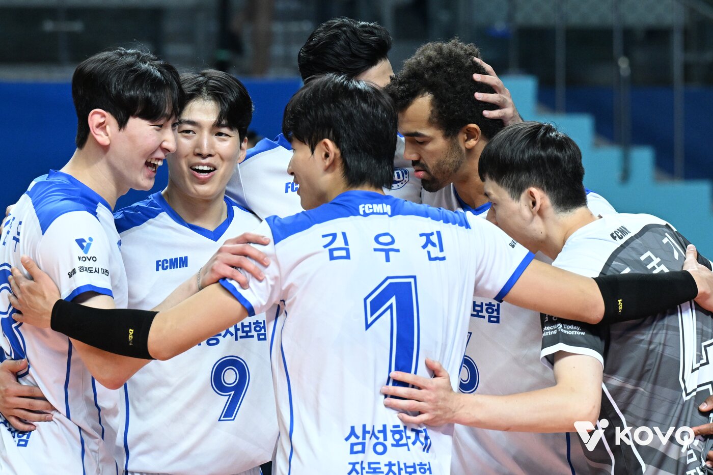 본문 이미지 - 삼성화재 선수들. (KOVO 제공)