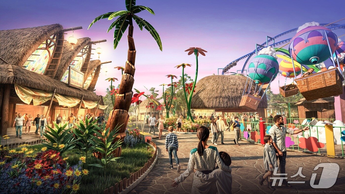 본문 이미지 - 화성국제테마파크 조감도.(파라마운트사 제공. 재판매 및 DB금지)