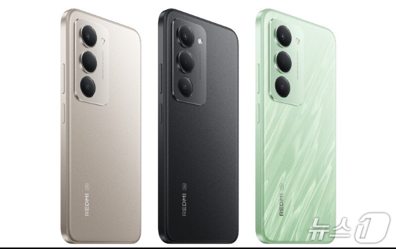 본문 이미지 - 샤오미 레드미 15 5G 타이탄 그레이·미드나잇 블랙·리플 그린(사오미코리아 제공)