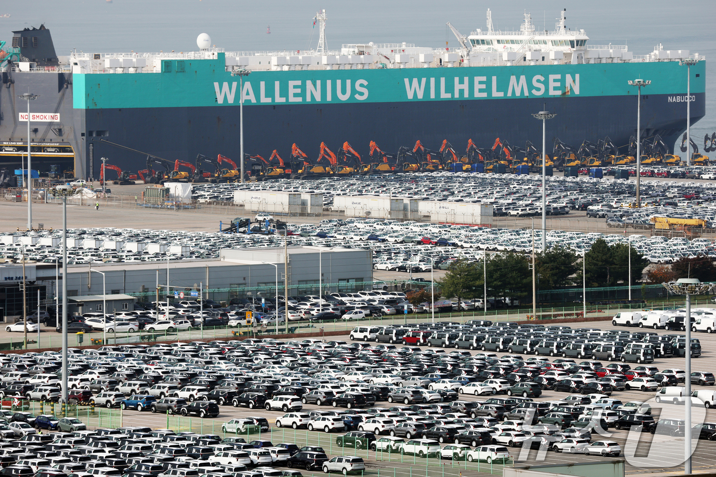 (평택=뉴스1) 김영운 기자 = 한미 양국이 2차 정상회담을 계기로 관세협상을 타결하면서 한국산 수입차에 대한 미국 관세가 현행 25%에서 일본·유럽연합(EU)와 동등한 수준인 1 …