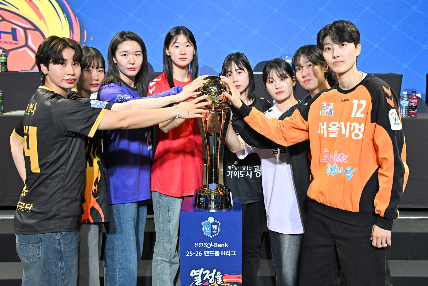 본문 이미지 - 핸드볼 H리그 여자부 개막 미디어데이(H리그 제공)   