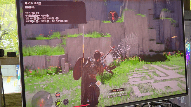 본문 이미지 - 붉은사막 시연 모습 2025.10.30/뉴스1 ⓒNews1 김정현 기자