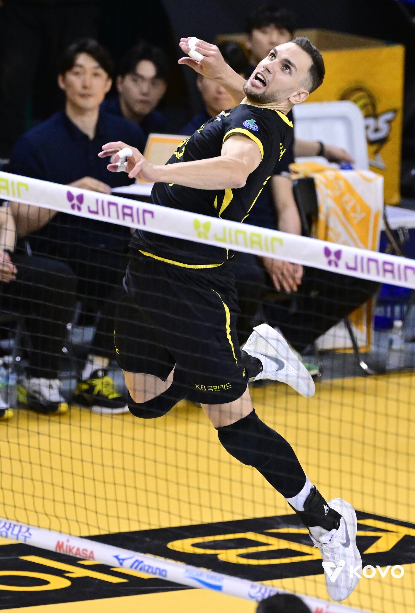 본문 이미지 - KB손해보험 안드레스 비예나. &#40;KOVO 제공&#41;