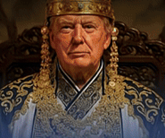 본문 이미지 - (트럼프 대통령의 권위주의적 행보를 풍자하는 '밈(Meme)' 영상. M유튜브)